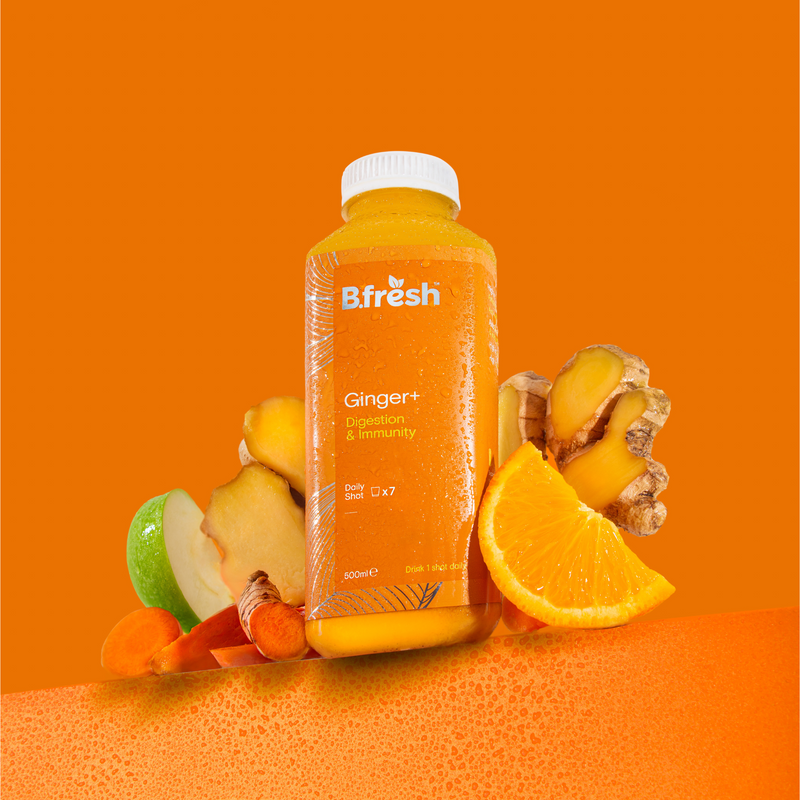 Ginger + 500ml multi-shot bottle