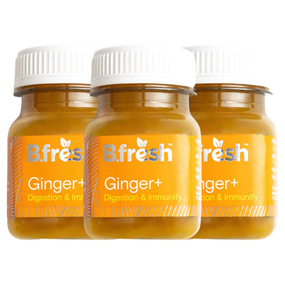 B.fresh Ginger+ Shots 70ml x 3 - Cold pressed ginger shots