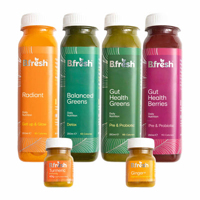 B.fresh bundle of cold-pressed juices, smoothies & shots